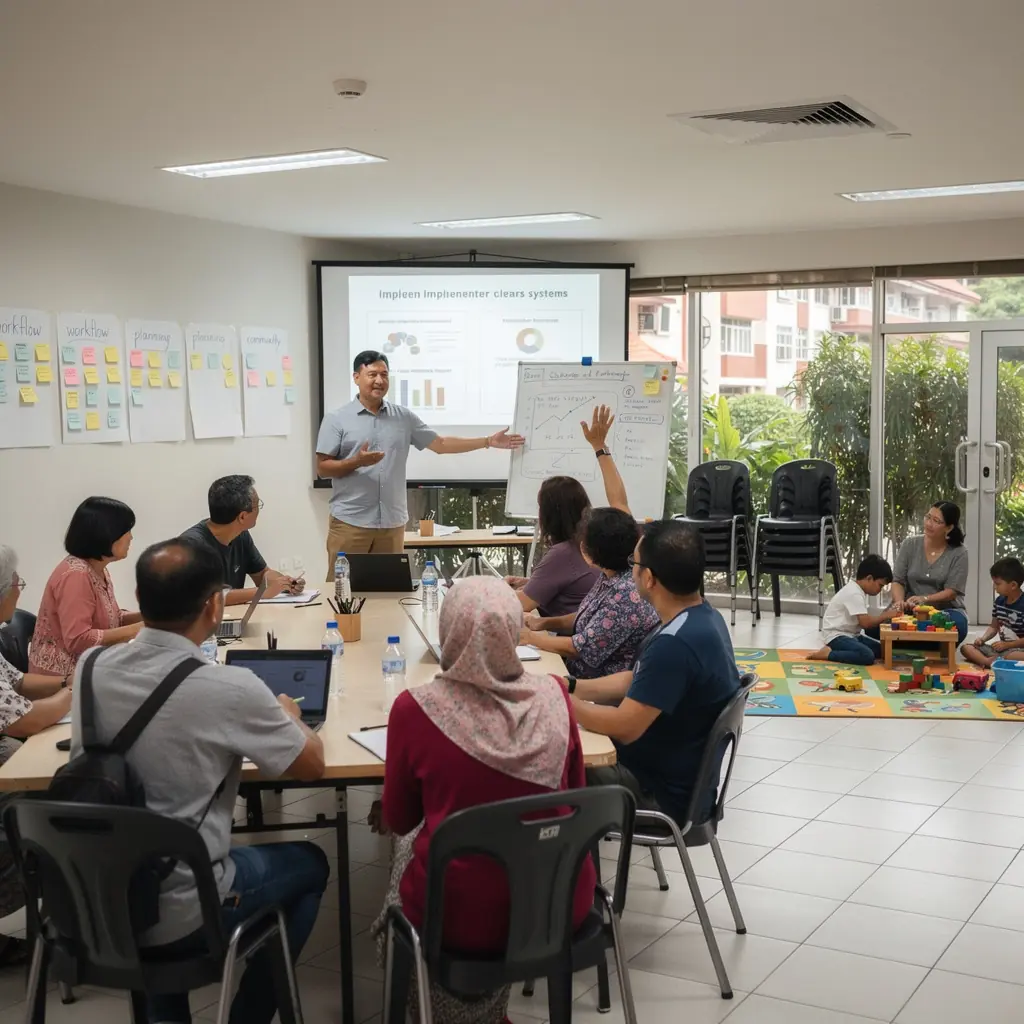 Professional workspace